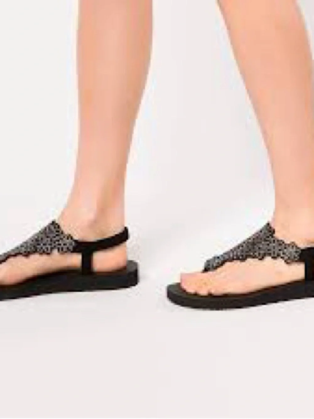 Skechers Cali Meditation Yoga Foam Floral Lover Rhinestone  Women's 8 Sandals